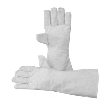 劳博士 加长双层全帆布劳保手套加厚电焊 HD2 特加厚棉长 XXXL