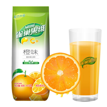 雀巢(Nestle)果维C+橙味 橙汁 冲饮速溶果汁粉840g