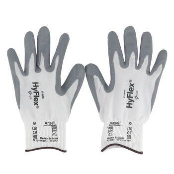 Ansell 安思尔 11-800 发泡丁腈涂掌手套航空级装配手套舒适贴合精密操作浸胶9码 12副简装 定做