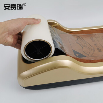 安赛瑞 一次性粘性鞋膜 加厚耐磨型鞋套全自动鞋膜机配套 1卷装 可用400只鞋左右 28744