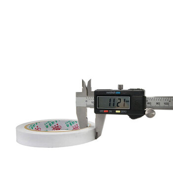 友日久高品质双面胶带2.4cm*12m*5卷批发自用双面胶办公用品棉纸双面胶带手工强力超薄白色易撕易贴双面胶