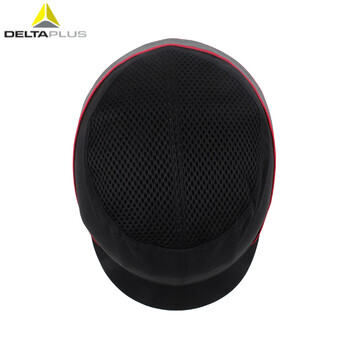 代尔塔 Deltaplus 102130 轻型透气防撞运动安全帽 黑色 定做