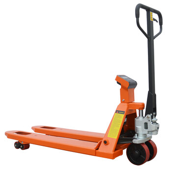 诺力（NOBLELIFT）叉车手动液压电子秤搬运车2吨称重显示托盘车电子称地牛拖车HR-ESR20-外宽555货叉长1150MM