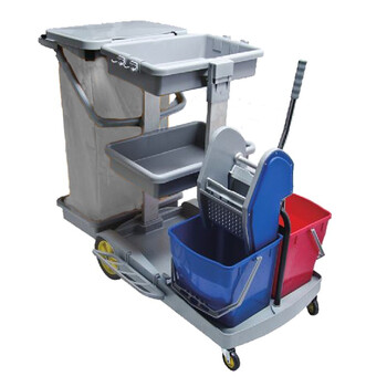 超宝（CHAOBAO）D-11D 多用途清洁手推车 物业多功能清洁服务工具手推车 保洁车