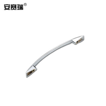 安赛瑞 简约柜门拉手（5个装）橱柜柜门抽屉衣柜简约拉手现代柜门利邦把手孔距96mm  510095