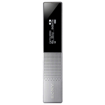 索尼（SONY）数码录音笔ICD-TX650 16GB大容量 银色 商务会议采访取证 专业录音智能降噪 微型便携一键录音