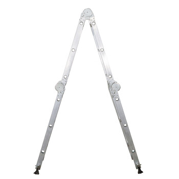 兴航发 铝合金铆压多功能梯 5M 伸缩梯子多功能加厚铝合金折叠梯人字梯 工程梯