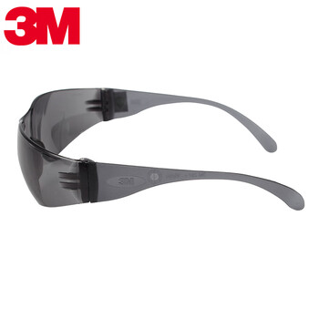 3m 11330轻便型防护眼镜 灰色镜片 防雾 防冲击 定做 1付