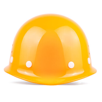 星工（XINGGONG）透气款安全帽工程工地建筑施工劳保防砸领导电工安全头盔按键定制款 黄色XGA-1T