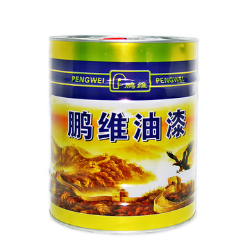 鹏维漆 PW-04 优质醇酸磁漆 1kg价格 20kg起售 钢结构防腐面漆 工业用 蓝色 20kg/桶