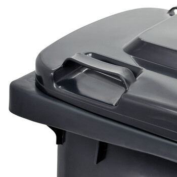 兰诗（LAUTEE）LJT2206 灰色240L加厚桶 大号物业环卫垃圾桶