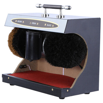 海斯迪克 HK-633 全自动擦鞋机 酒店公用电动擦皮鞋机 钛金擦鞋器 黑钛金