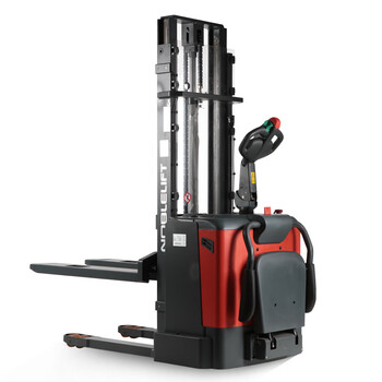 诺力（NOBLELIFT）叉车全电动液压堆高车站驾式电动托盘堆垛车PSB1236载重1.2吨升高3.6米