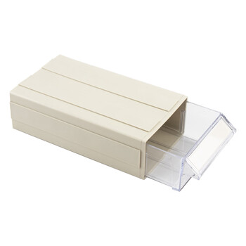 稳斯坦 WST148 抽屉式零件盒 元件盒物料盒塑料螺丝盒组合式工具分类盒 F0#蓝140*90*40mm