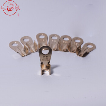 凤凰A级 紫铜OT开口铜鼻子 铜接头 OT-200A酸洗 接线端子 1只