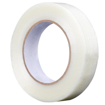 飞尔（FLYER）条纹纤维胶带 固定封箱胶带 模切玻璃纤维胶带【30mmX50米长】5卷起订