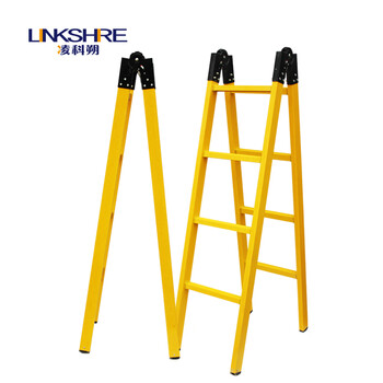 凌科朔（LINKSHIRE）绝缘两用关节梯1.5+1.5米 绝缘梯 玻璃钢 电力电工绝缘关节梯1.5米展开3米