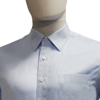 韦路堡(VLOBOword)VY100918劳保工作服劳保短袖衬衫行政衬衫(定制码数备注)XL