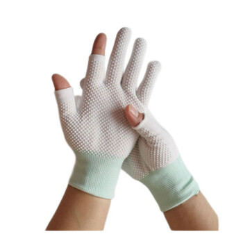 安美尚（ams）点胶颗粒半指防滑劳保手套 定做 均码 12双