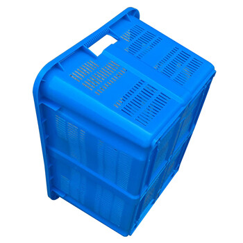 海斯迪克 HKCC19 塑料筐 加厚快递物流周转框 620箩外610*425*355mm