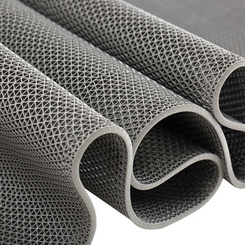 3G S型加密防滑垫 脚垫 厚5mm*宽1.6m*长15m 灰色 企业定制