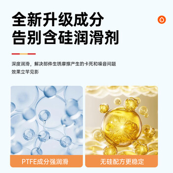 希安斯（CRC）5-56小红罐多用途防锈润滑剂门窗锁孔消音链条油PR05005CR 410g