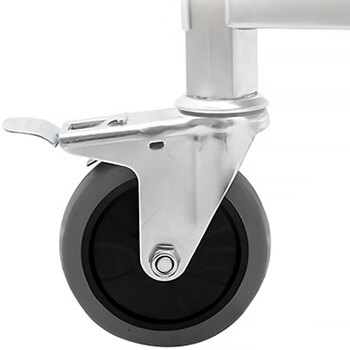 兰诗（LAUTEE）WY3029 加厚不锈钢餐车三层手推车酒店餐厅收送餐车 中号二层