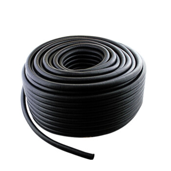 广邦电缆附件 AD28.5阻燃塑料波纹管螺纹管尼龙穿线管电线电缆护套PP塑料 内径23mm 50米/卷