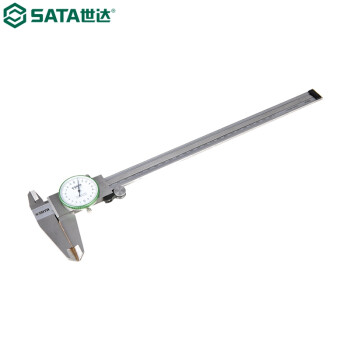 世达（SATA）91523 表盘式游标卡尺0-300MM 91523 钢