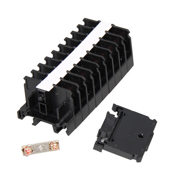 盛菱TK-010/10A导轨组合式接线端子排拼接端子10位接线柱接线排10P 10条起售