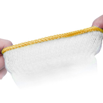 者也（ZYE）劳保手套加厚耐磨防滑尼龙手套棉线手套工地工作手套男女棉纱手套 耐磨棉纱12双