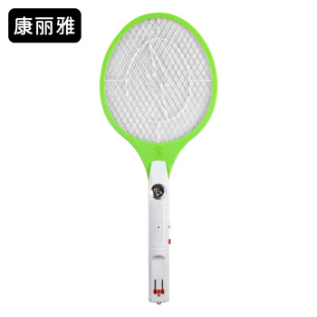 康丽雅 DM-1603 充电款电蚊拍灭蚊拍 电苍蝇拍三层网面 蓝色
