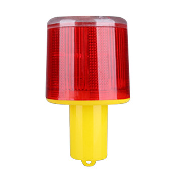 金诗洛 KSL177 太阳能警示灯 LED交通信号灯夜间路障灯施工交通安全指示灯 套式