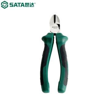 世达（SATA）72303B  省力型斜嘴钳8"