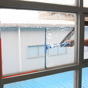 CT施达 玻璃刮3件套装 高层擦玻璃窗户刮水器35cm 配1.23米伸缩杆清洁工具神器 TM-PWW 35/35