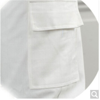 聚远 JUYUAN 1001电焊工作服套装 反光衣全棉 白色 工程服 劳保作业服 白色 185可定制