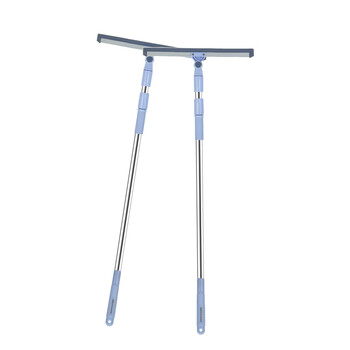 亿丽佳 不锈钢商用地刮推水器体育馆酒店大厅停车场地板路面铝合金刮水器（可转向 胶条40cm） 5件/组