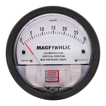 匡建仪表（CONJANT）高精度指针式微差压表压差表压差计空气气压表洁净室微压表风压表负压表 30pa 