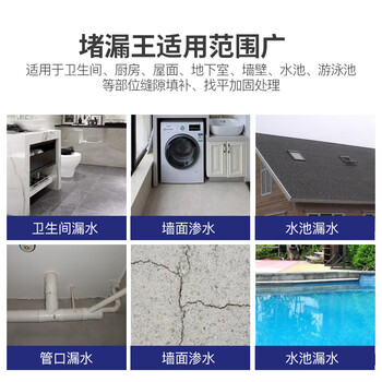 三和 防水补漏王 屋顶裂缝防水补漏材料平房屋室外墙面楼顶防水涂料堵漏王速干水泥砂浆 1kg/袋