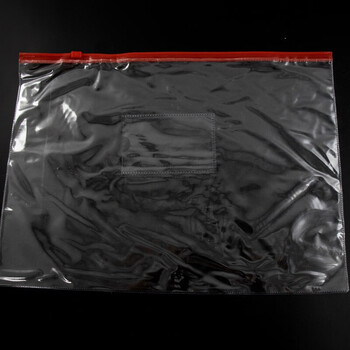 飞尔（FLYER）A4 PVC透明拉链文件袋 默认颜色随机指定联系客服【15个起订】