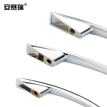 安赛瑞 简约柜门拉手（5个装）橱柜柜门抽屉衣柜简约拉手现代柜门利邦把手孔距96mm  510095