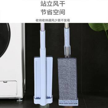 亿丽佳 刮刮乐平板拖把 擦地神器吸水拖布 除尘推大排拖 酒店物业干湿两用