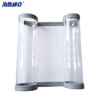 海斯迪克 HKZ-65 PVC塑料软门帘 磁性软门帘磁吸磁铁透明 空调门帘 灰色 2mm无配重 0.5m宽×2.2m高/1片