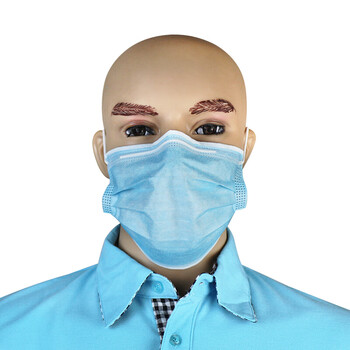 谋福CNMF一次性无纺布口罩防尘防护口罩【 50只装】813L