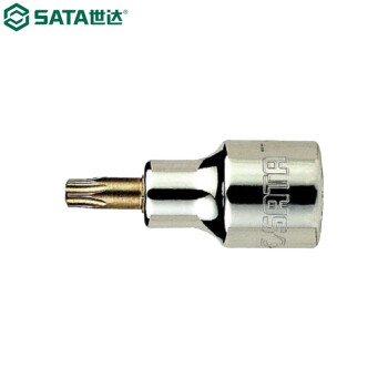 世达（SATA）24104 12.5MM系列50MM长花形旋具套筒T30