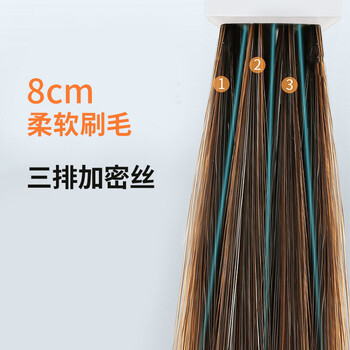 佳帮手磁吸扫把套装家用扫地扫帚两件套折叠梳齿簸箕旋转笤帚