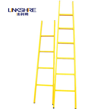 凌科朔（LINKSHIRE）4米绝缘单面直梯 绝缘梯 玻璃钢 电力电工绝缘单面梯4米