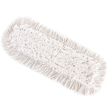 益美得 商用65cm布套平板拖把拖布配件单独替换布拖头 棉线款2块装