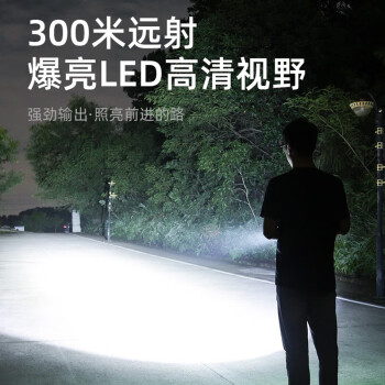 神火 M1 高功率远射专业级迷你型强光手电五档可充电LED白光 1套