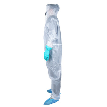大杨523连体防护服雨衣 2件 170/190XXL码 不渗漏防尘防飞沫阻隔服隔离服 白色 定制